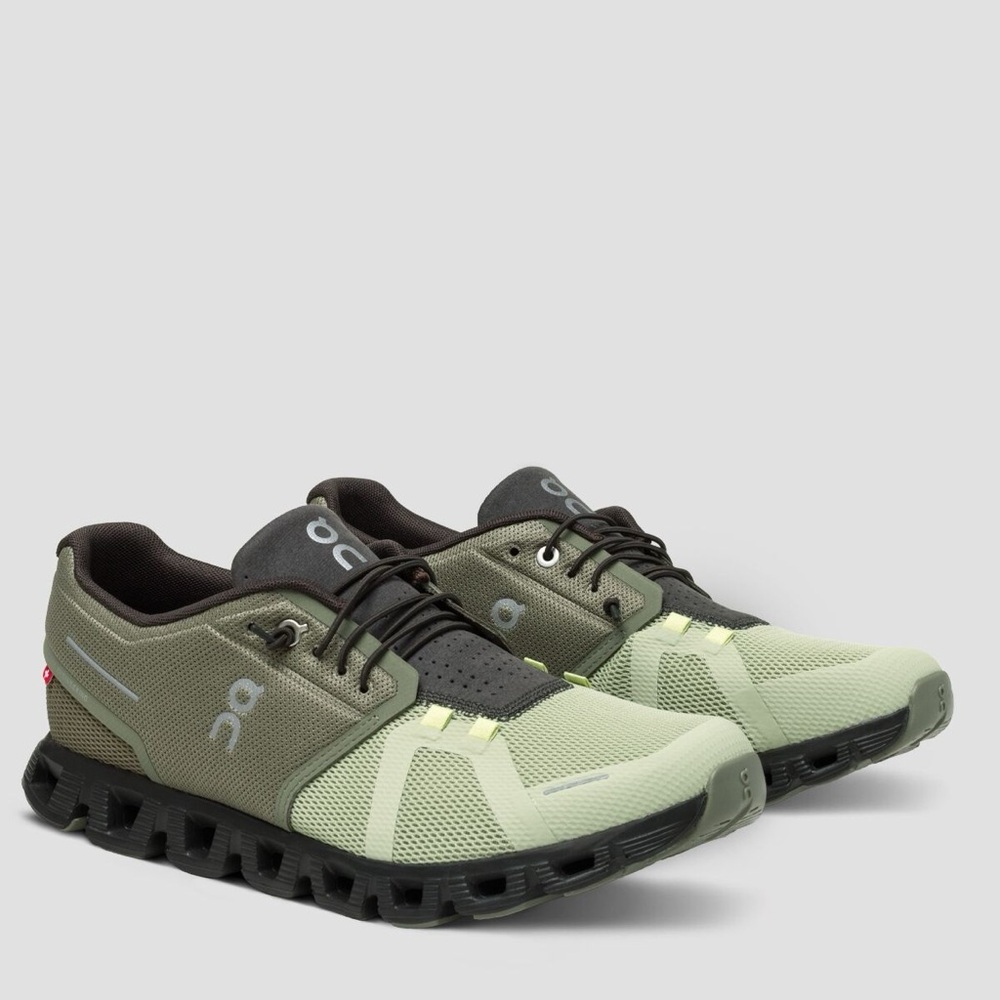 On Running Men's Olive and Black Athletic Shoes
